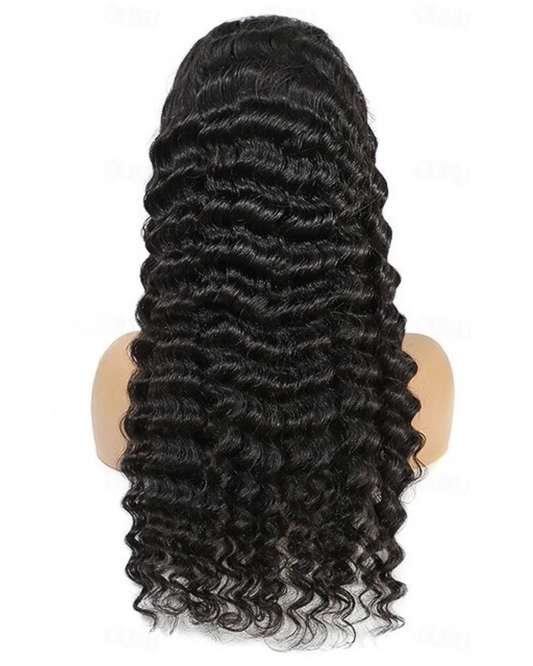 DEEP WAVE VIRGIN HD GLUELESS LACE FRONT WIG