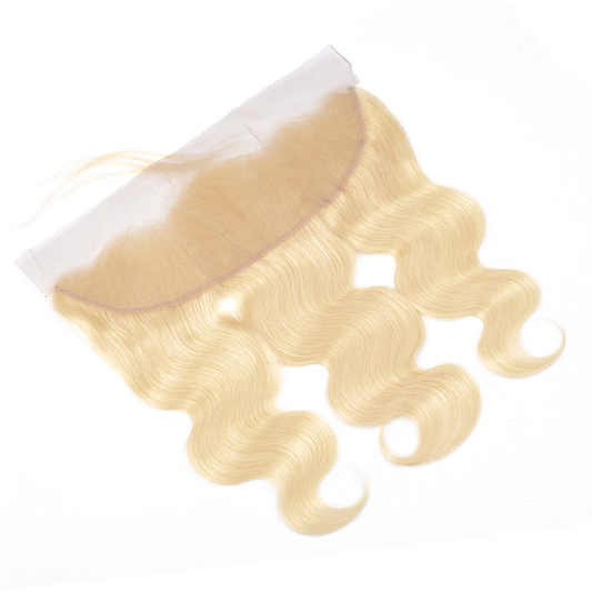 BLONDE BODY WAVE VIRGIN 13X4 LACE FRONTAL