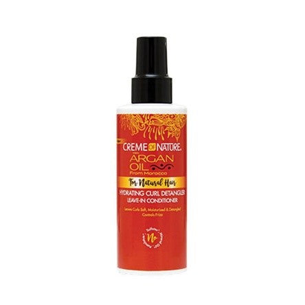CREME OF NATURE ARGAN OIL FOR NATURAL HAIR HYDRATING CURL DETANGLER LEAVE-IN CONDITIONER