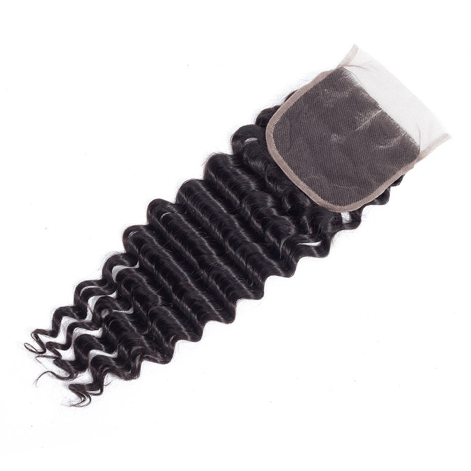 DEEP WAVE VIRGIN 4X4 HD LACE CLOSURE
