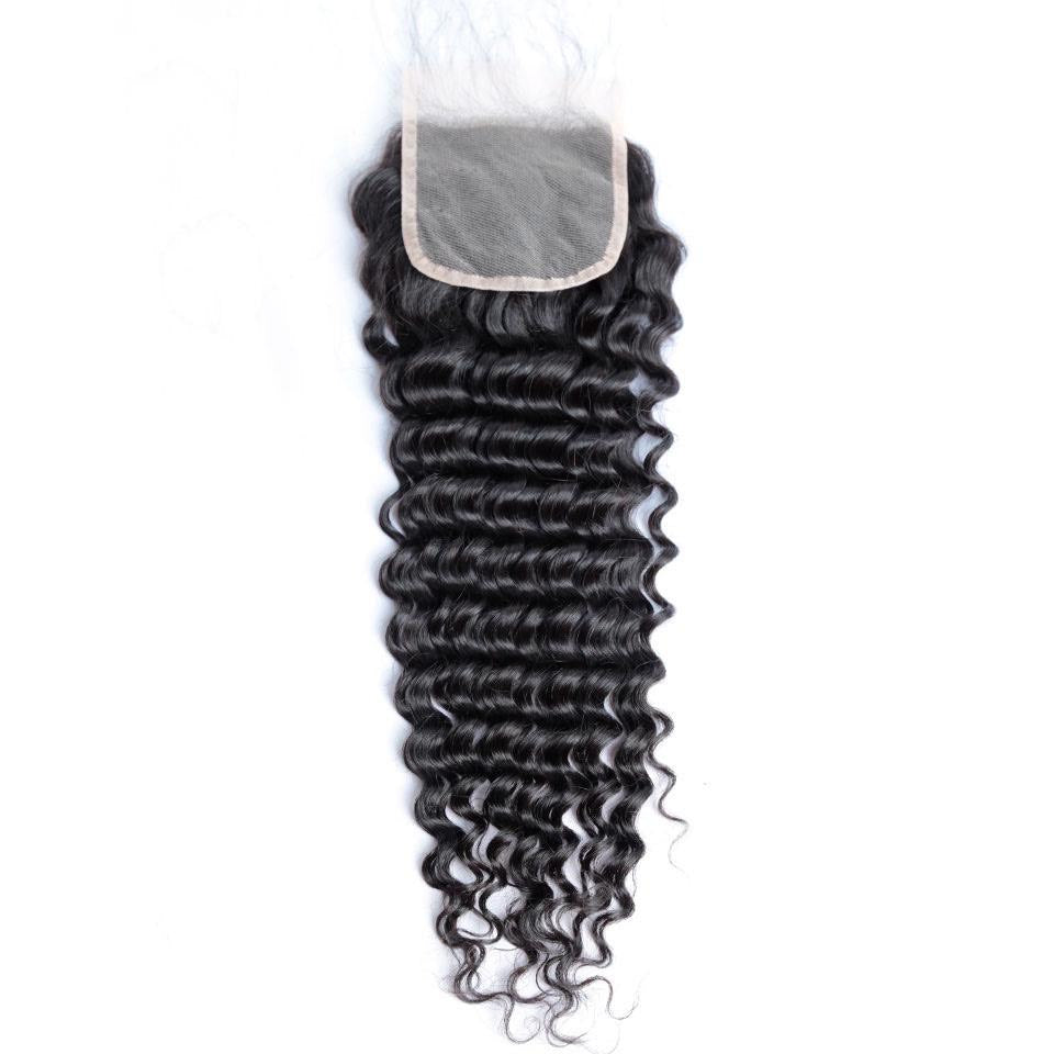 DEEP WAVE VIRGIN 4X4 HD LACE CLOSURE