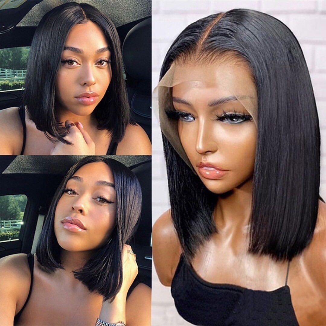 TY BOB STYLE VIRGIN HD GLUELESS LACE FRONT WIG