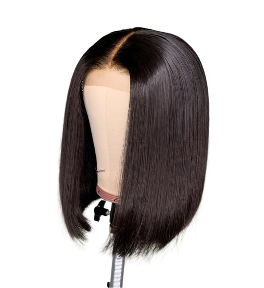 TY BOB STYLE VIRGIN HD GLUELESS LACE FRONT WIG