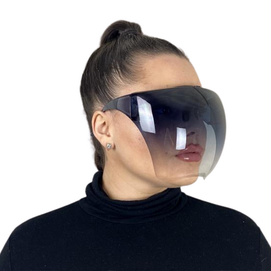Transparent Protective Oversized Face Shield Sunglasses