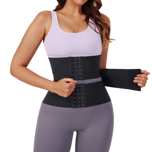 Split 3 Strap Waist Wrap Belt Tummy Trimmer Control Shaper
