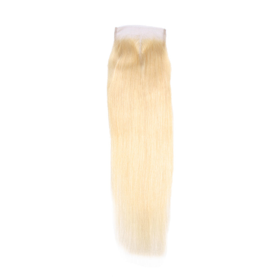 BLONDE STRAIGHT VIRGIN 4X4 HD LACE CLOSURE