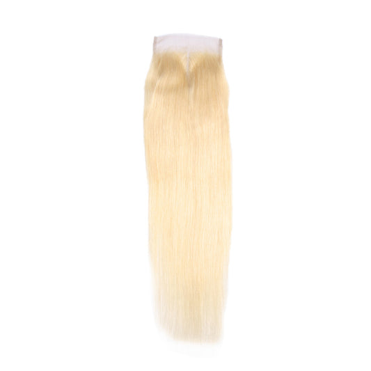 BLONDE STRAIGHT VIRGIN 4X4 HD LACE CLOSURE