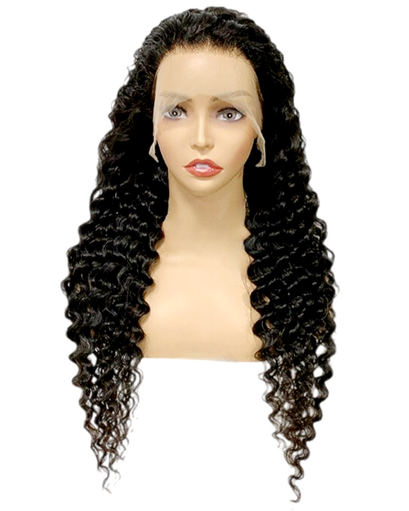 DEEP WAVE VIRGIN HD GLUELESS LACE FRONT WIG