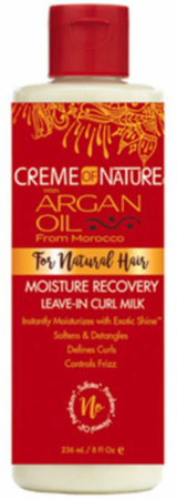 Creme Of Nature Argan Oil Moisture Recovery Leave-In Curl Milk