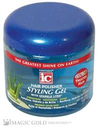 Fantasia IC Polisher Styling Gel for Color Treated Hair, 16 oz Jar
