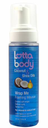 Lotta Body Coconut and Shea Oils Wrap Me Foaming Mousse
