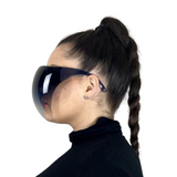 Transparent Protective Oversized Face Shield Sunglasses